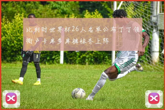 比利时世界杯26人名单公布丁丁领衔卢卡库多库裤袜齐上阵